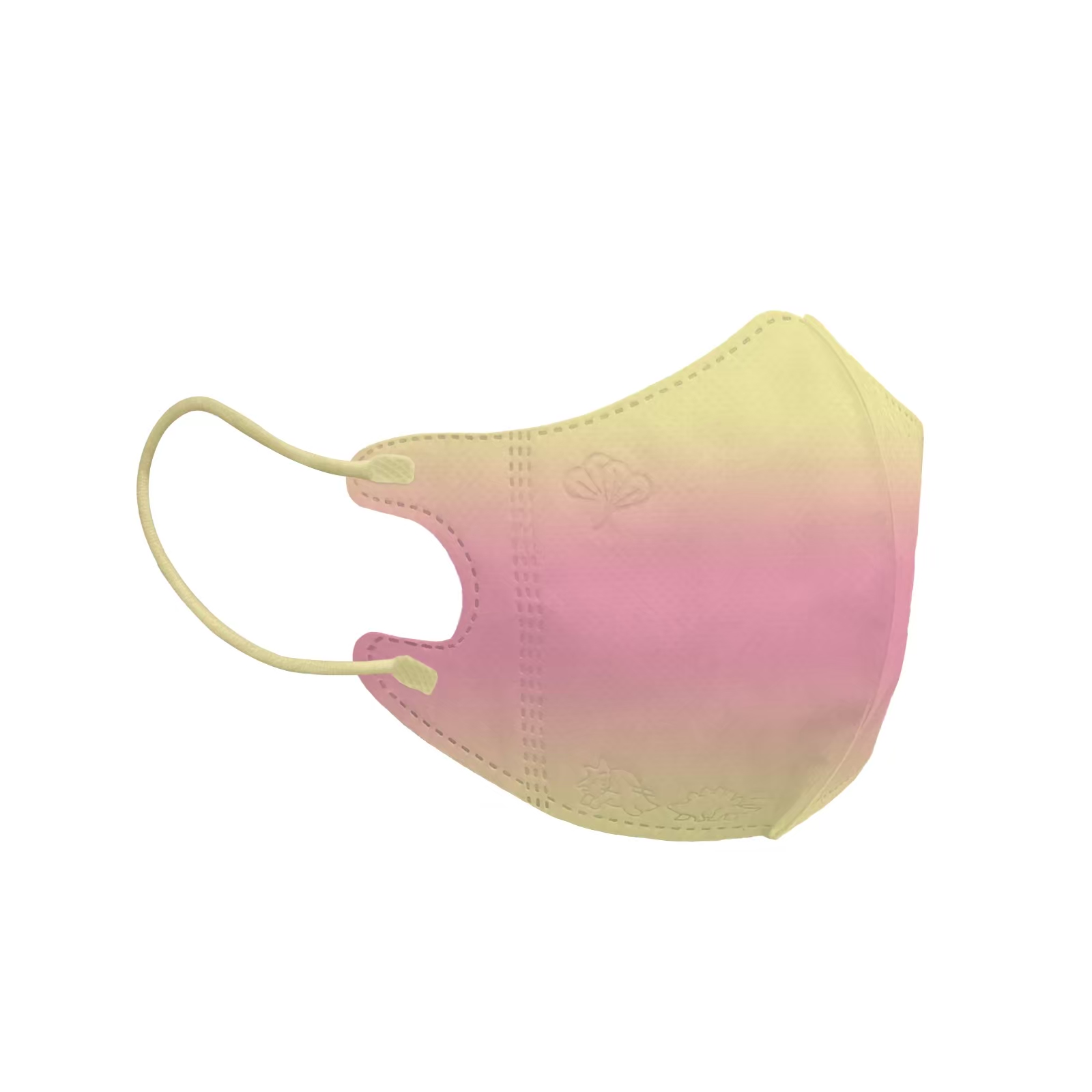 3D兒童口罩-粉彩漸層2