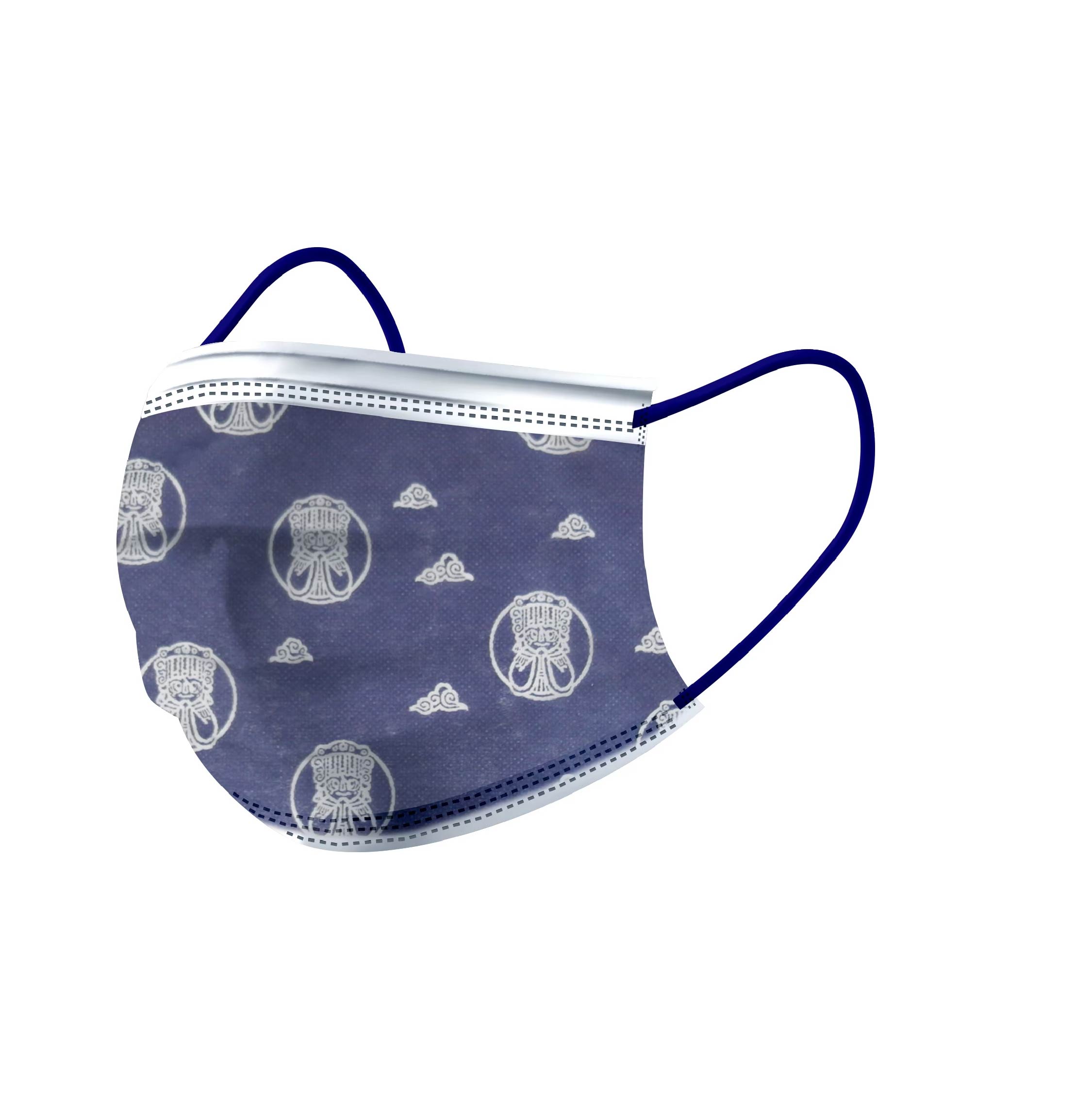 平面成人口罩-藍媽祖