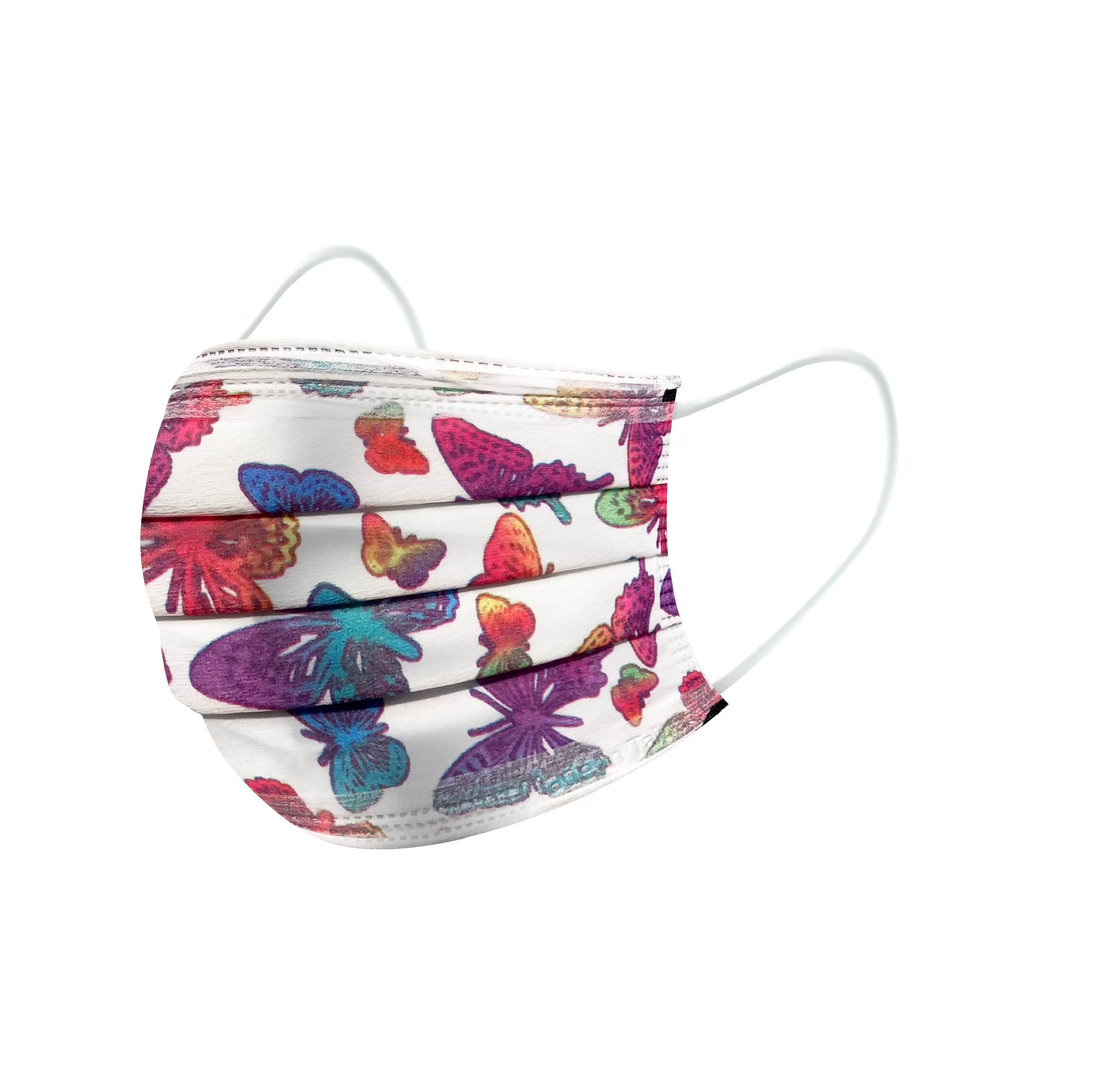 平面成人口罩-白舞蝶