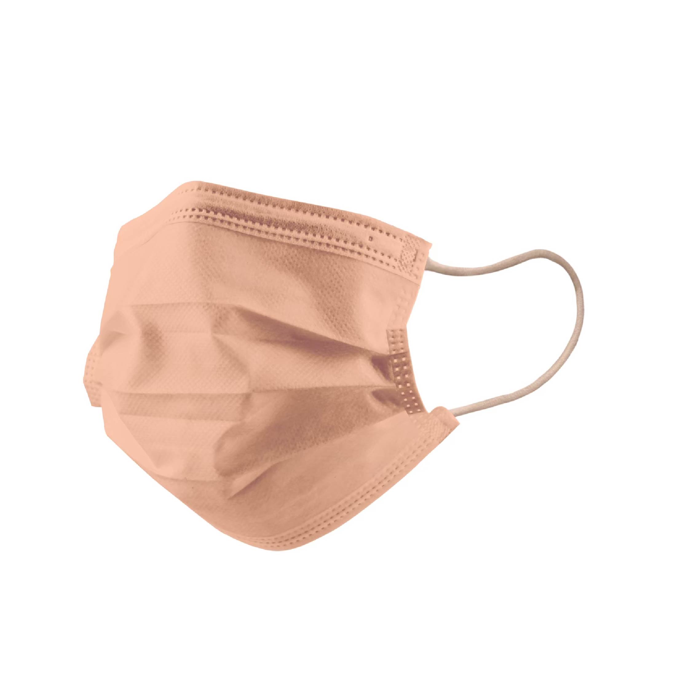 平面成人口罩-玫瑰粉