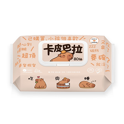 卡皮巴拉EDI超純水柔濕巾